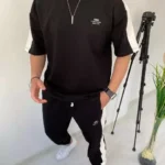 طقم صيفي Vamos تيشيرت اوفر سايز و شروال