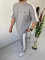 ⁦طقم صيفي Vamos تيشيرت اوفر سايز و شروال⁩ - الصورة ⁦3⁩