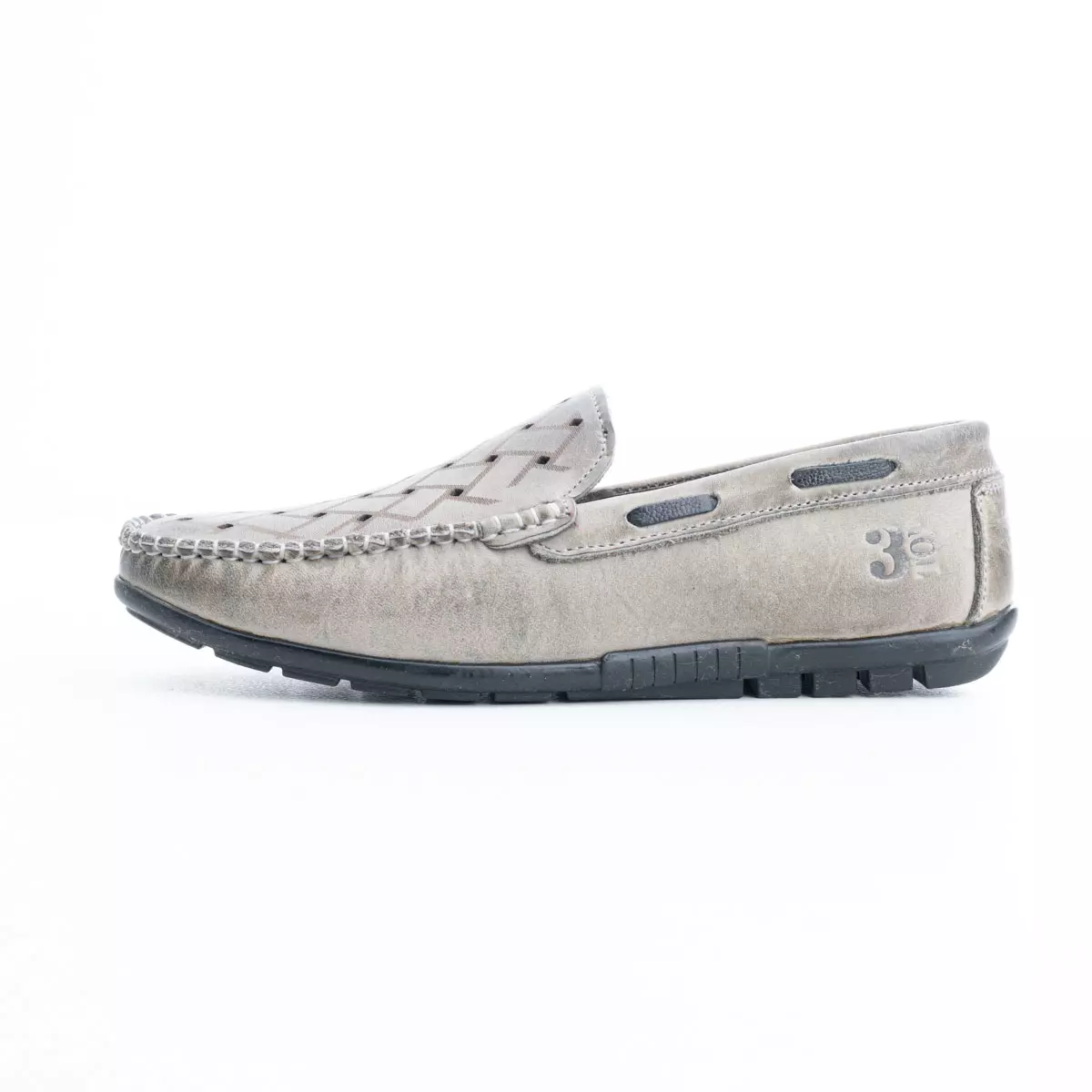 AnyConv.com__DSC07969 حذاء بانص جلد طبيعي ثري توب 3TOP Shoes - الصورة 1